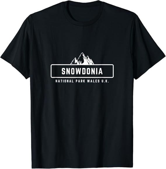 Snowdonia National Park Mountain Climbing & Hiking TShirt Amazon.co